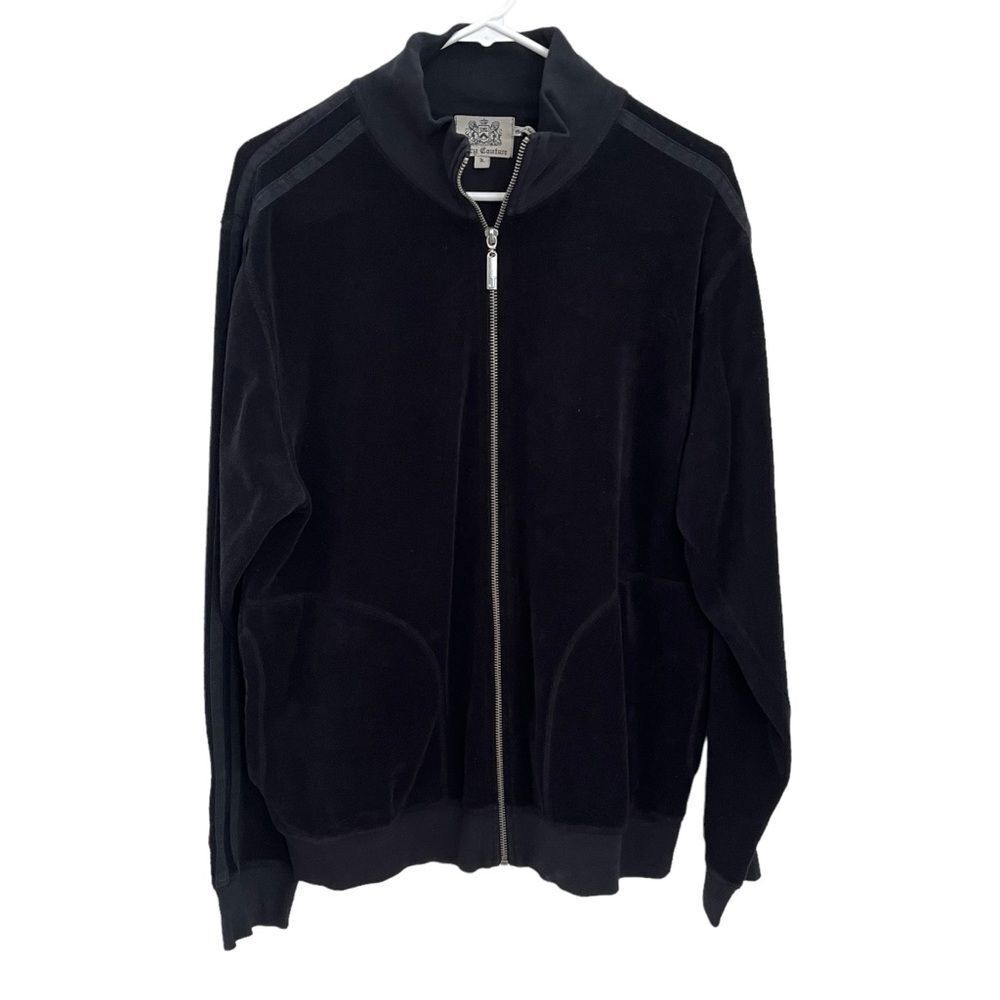 Vintage Juicy Couture Black Track Jacket Sz L
